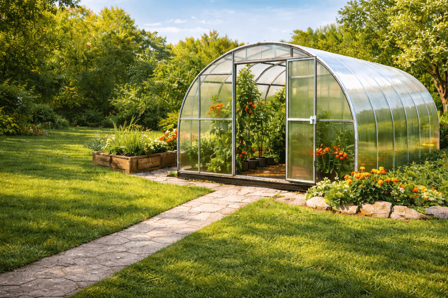 Мужчина c корзиной с овощами